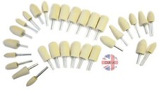 Felt Bobs - Polishing Kit 11 For Polishing Metal With A Standard Drill