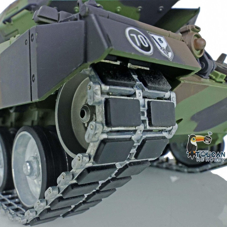 Pièce Mitrailleuse Métal Pour Char RC Henglong Leopard 2A6 échelle 1/16 - Pièce Blindée Modèle 3889