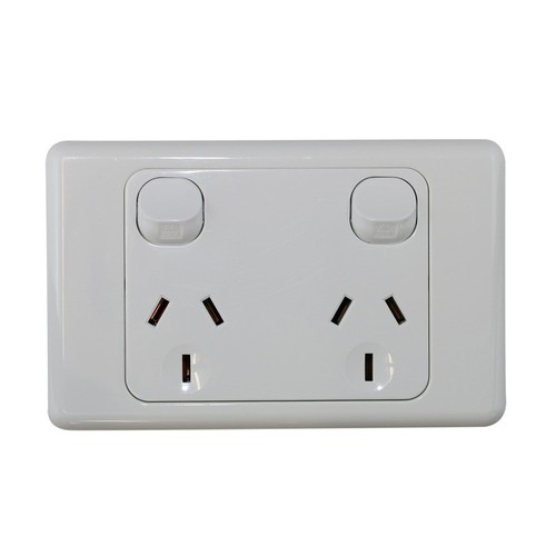 Recessed Point - Flush Box Kit - White Wall Box / Hidden GPO INCLUDES ...