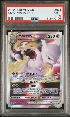 PSA10 ミュウツーVSTAR 031 MEWTWO VSTAR Pokémon GO Mewtwo VSTAR 031/078 PSA 9 | eBay UK