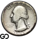 1932-D Washington Quarter, Key Date 1st Year Issue