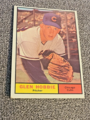 Glen Hobbie 1961 Topps #264 Ungraded