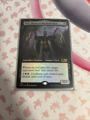 1x Vito Thorn of the Dusk Rose Extended Art Foil NM - Core Set 2021 M21 EDH x1