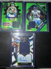 2025 Panini Select Jalen Milroe Jumbo Rookie Patch White Prizm Auto #'ed /75