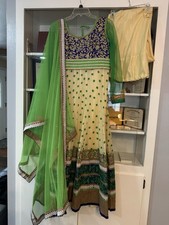 Indian Pakistani Long Gown Dress Anarkali Lehengas Saree Dress