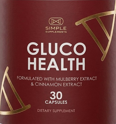#ad Gluco Health Blood Health Support with Mulberry amp; Cinnamon Extract 30 Capsules $39.00