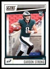 Carson Strong 2022 Score #309 Eagles NFL READ FREE SHIPPING AutographDen