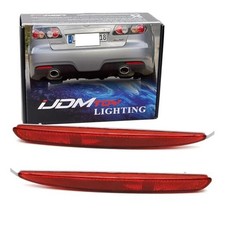 Red Rear Bumper Reflector Lens Replacement Compatible With 2003-2008 Mazda 6