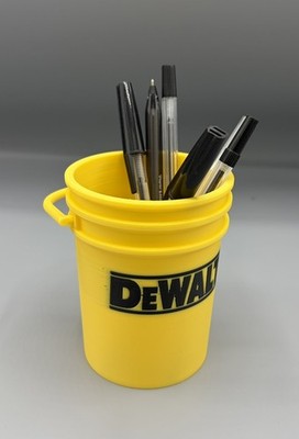 Dewalt inspiriert Werkzeug Eimer Behälter Halter für Bleistifte Werkzeuge Schrauben Geschenk