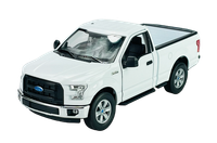 Welly 2015 Ford F-150 Regular Cab Weiss 1:24 Die Cast Metal Neu Im Kasten 19CM