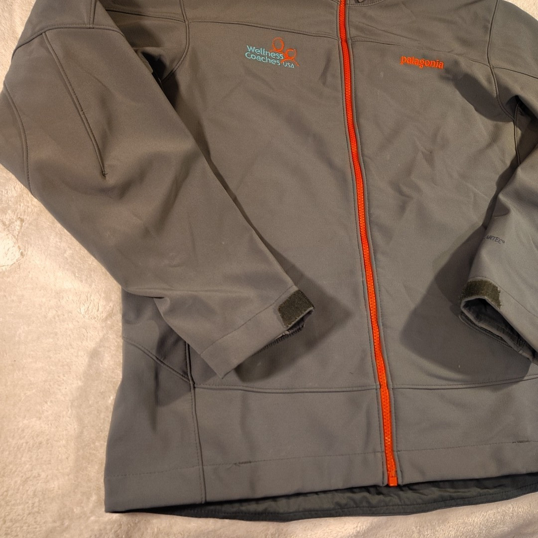 Patagonia Adze Men L Polartec Jacket Softshell Wind & Water Repellent Gray Embro thumbnail 2