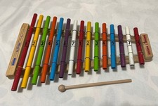 vintage rare xylophone by Xilophono 15 notes with wooden stick