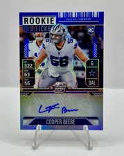 2024 Contenders Optic COOPER BEEBE Blue Prizm Rookie Ticket Auto Cowboys /99