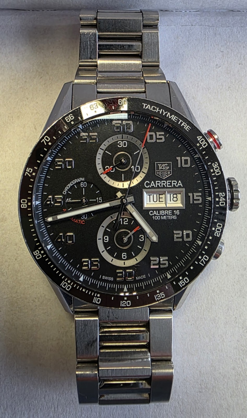 Heuer Carrera Calibre 16 Day-Date Automatic CV2A1R Full Set Chronograph