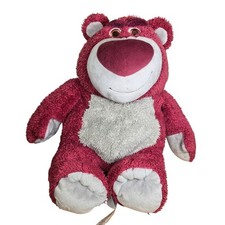 Disney Store Toy Story 3 Lotso 14" Plush Bear Strawberry Scented Huggin' Pink