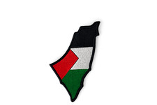 Embroidered Iron-On Flag Patch Palestine Flag Carte