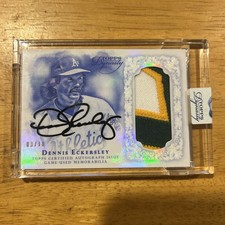 2015 Topps Dynasty Dennis Eckersley Patch Auto #3/10
