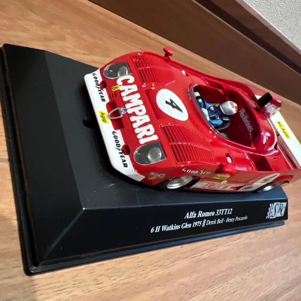 Alfa Romeo 33TT12 Slot Car 1/32 D. Bell H. Pescaro Watkins Glen Japan - Image 2 of 4