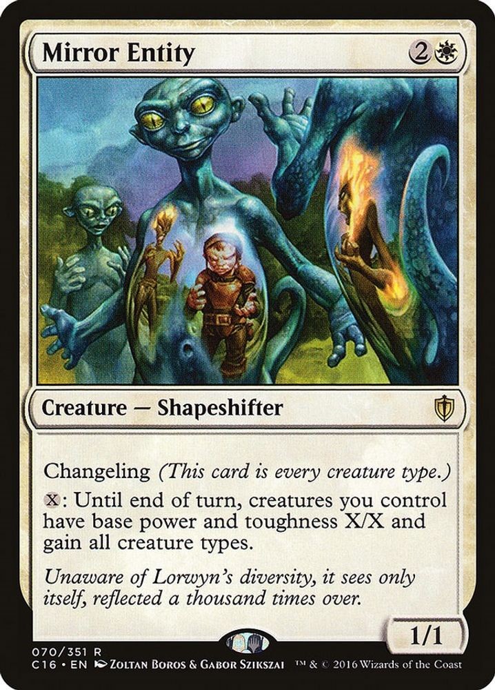 2016 Magic: The Gathering: Commander 2016 - Mirror Entity (#70, R, Near Mint)