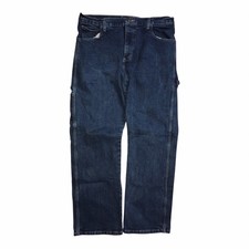 Dickies Carpenter Jeans Mens 34x32 Blue Denim Workwear Skater Y2K Utility C29