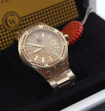 $1699 CONSTANTIN WEISZ Men's ICED Automatic Red Gemstone Limited 8 of 19 WATCH