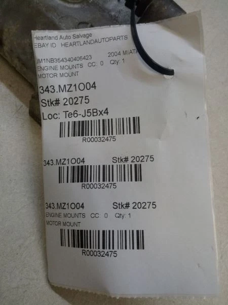 Mazda Miata 2004 motor montaje conductor izquierdo fabricante original usado probado Foto 4 de 4