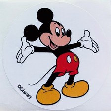 Classic Mickey Mouse Sticker Vintage Retro Walt Disney World Collectible WDW New