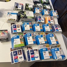 Lot of 26 Assorted Genuine HP Ink Cartridges Expired