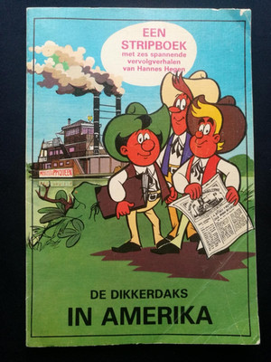 MOSAIK BUCH EXPORT HOLLAND EEN STRIPBOEK ''De Dikkerdaks in Amerika'' RAR!!