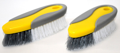 2 Stück  Scheuerbürste  Putzbürste Handwaschbürste feste Borsten ''SUPER CLEAN''