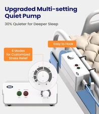 Alternating Air Pressure Mattress 6 Setting Pump, PUMP ONLY