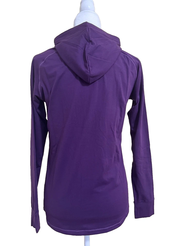 Women’s Sun Mountain Second Layer Hooded Jacket Sz S Plum - Image 3 of 4