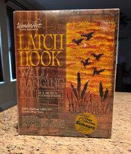 Wonder Art Latch Hook Wall Hanging Kit 4768 Twilight Sealed