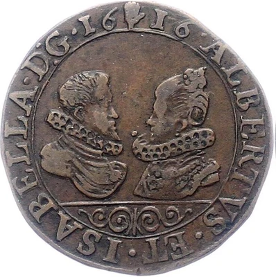 Albert & Isabella Spanish Netherlands Belgium Brabant Philip III king of Spain - Image 1 of 4