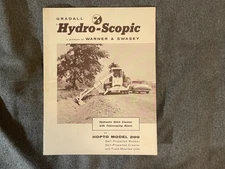 1950's Gradall Hydro Scopic Tractor Warner & Swasey Hopto Model 200 Brochure