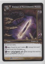 2009 World of Warcraft TCG: Scourgewar Extract of Necromantic Power #229