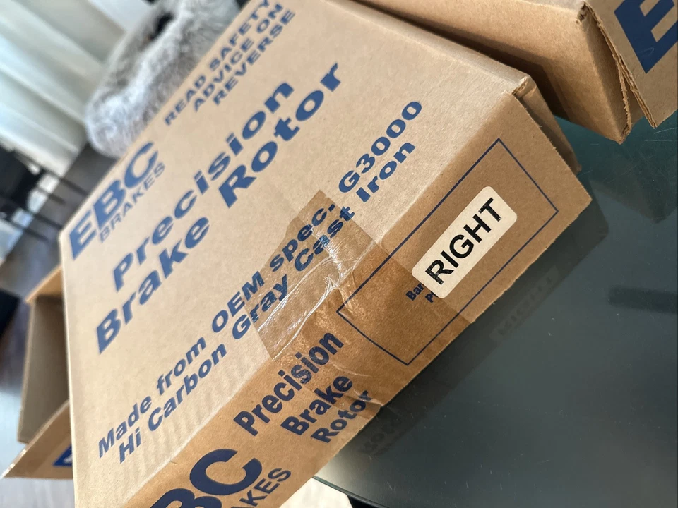 Juego de rotores de freno de disco EBC - Rotores delanteros GD 2004 a través de Nissan Máxima 2005 3,5 Foto 2 de 4