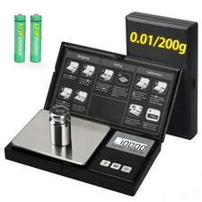Portable Digital Gram Scale - 200g Capacity, Auto Shut-Off Backlit Display