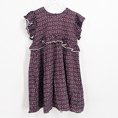 Early Sunday Girls Size 5Y Burgundy Floral Lucia Dress Flutter Sleeves | eBay Early Sunday Girls Size 5Y Burgundy Floral Lucia Dress Flutter Sleeves | eBay