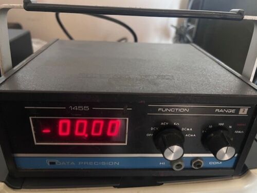 Data Precision Digital Multimeter Model 1455 Free Shipping. Works Great!