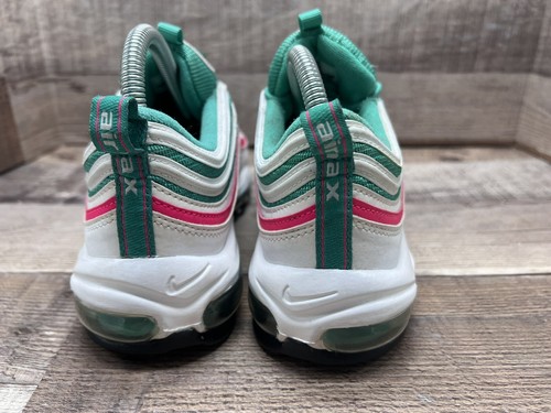 Nike Air Max 97 South Beach White Green Pink 921522-101 Youth Sz 7Y Women Sz 8.5 - Picture 6 of 12