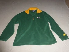 STARTER GREEN BAY PACKERS 1/4 ZIP PULLOVER FLEECE MENS SIZE MEDIUM