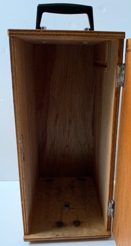 VINTAGE INDUSTRIAL WOODEN BOX 1950S LOCKABLE TOOL CASE CHEST MID CENTURY STORAGE - Picture 17 of 23