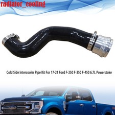Cold Side Intercooler Hose Pipe Fit 2017-21 Ford F250 F350 F450 6.7l Powerstroke