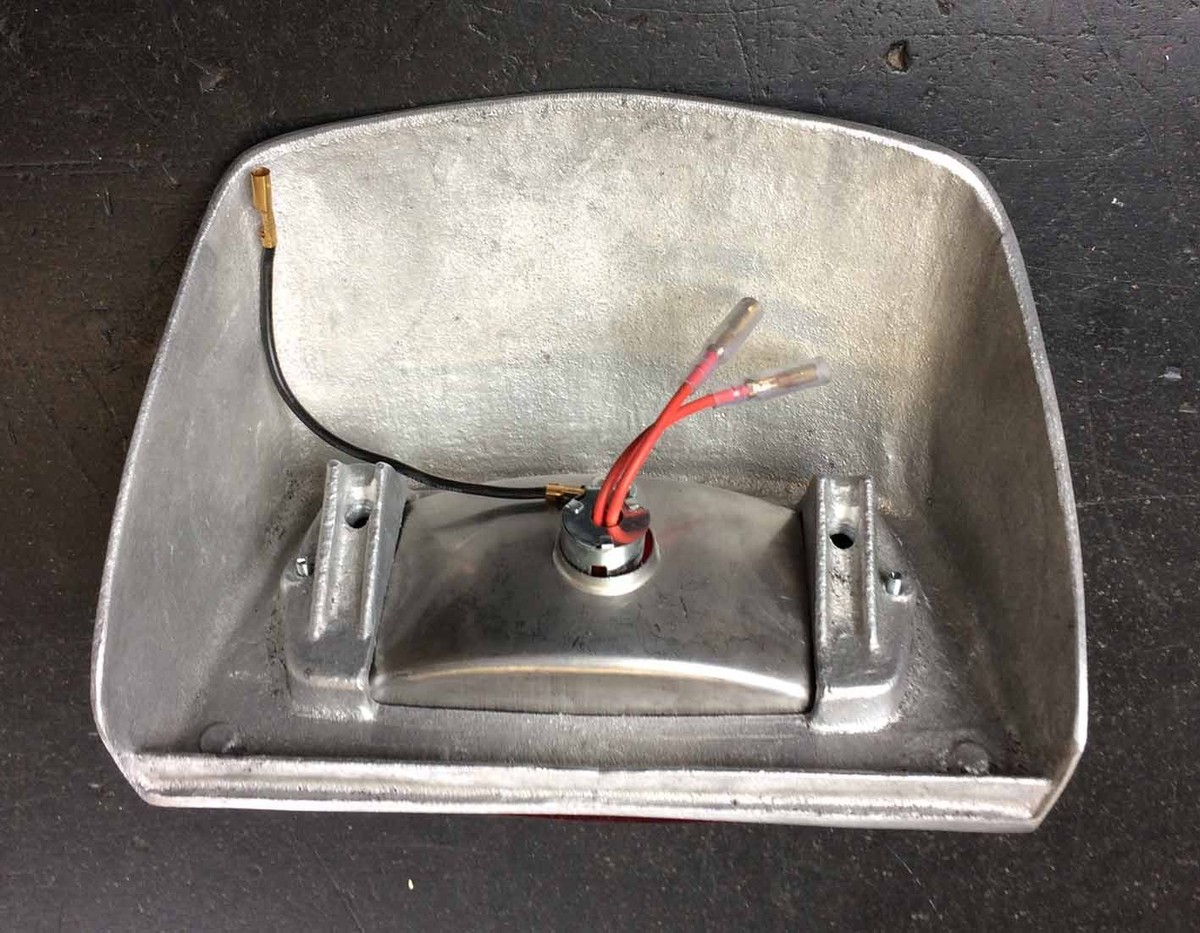 Rear light / tail lamp assembly alloy for Lambretta series 3 | eBay