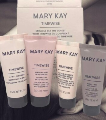 Mary Kay TimeWise Miracle Go Set/TRAVEL SIZE~ Combination to Oily