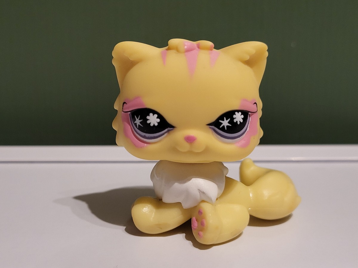 LPS #878 LITTLEST PETSHOP ORIGINAL AUTHENTIC PERSIAN CAT CHAT PERSAN HASBRO