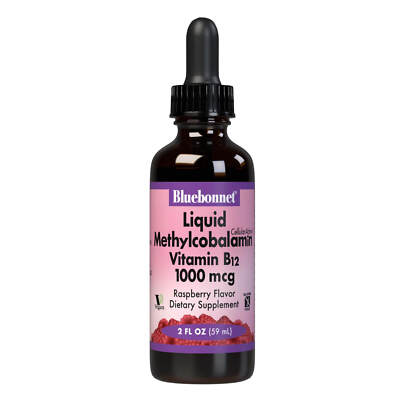 Bluebonnet Liquid Cellular Active Methylcobalamin 1000 Mcg Raspberry 2 fl oz