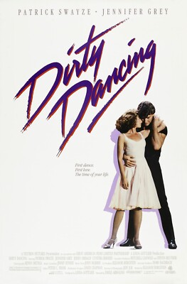 1987 Dirty Dancing Movie Poster 11X17 Patrick Swayze Jennifer Grey Baby  