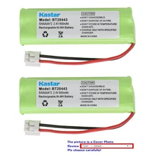 Kastar Ni-MH Battery 2.4V 800mAh for V-Tech BT18443 BT28443 BT-18443 BT-28443